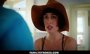 Cool stepdaddy forgives his daughter and fucks her good