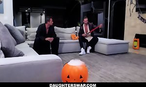 Daughters swapped and jizzed on