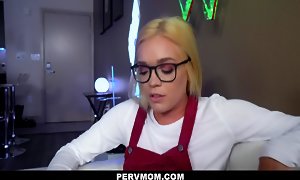 Both step mother and her daughter want my cock - Perv Mom