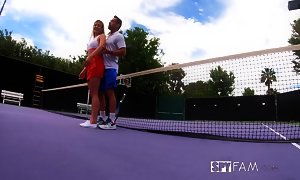 Stepsis seduces brother during tennis lessons