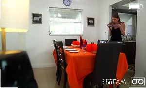 Let me fuck your pussy after dinner - step sister love