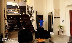 Licking my stepsister's wet coochie after i blackmailed her into fucking me